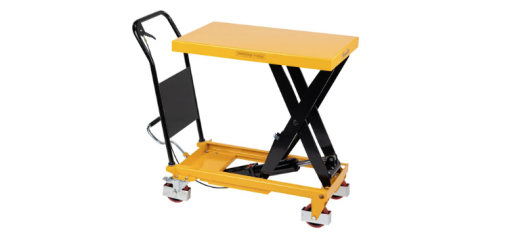 Scissor Lift Table with white background