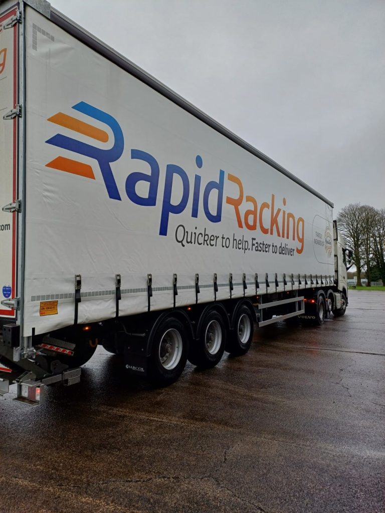 Rapid Racking delivery lorry